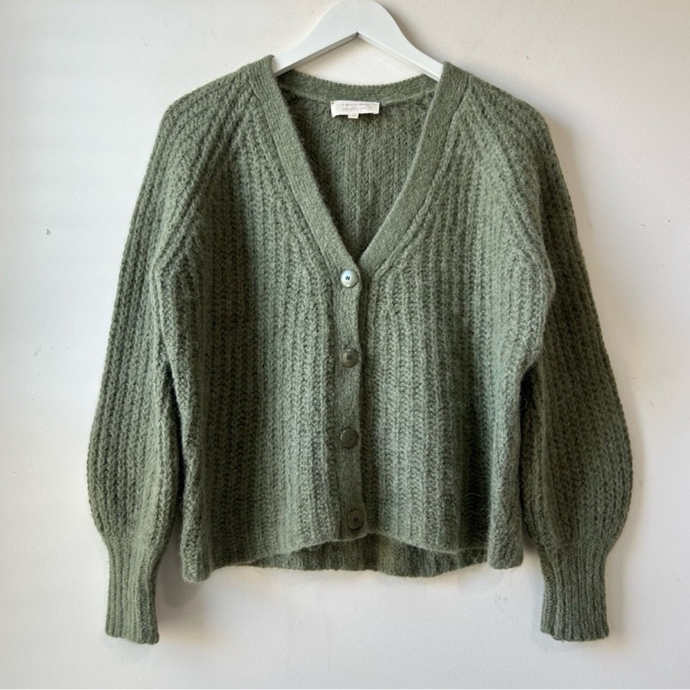 Sezane Basile green Cardigan Sweater